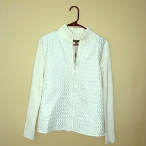 Ribbed White Jacket